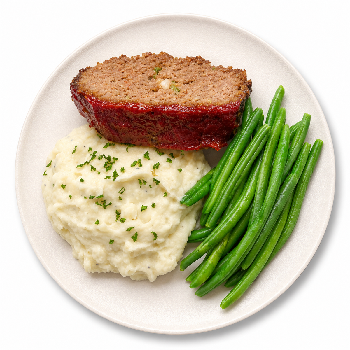 Meat Loaf With Mashed Potatoes (4 Servings)