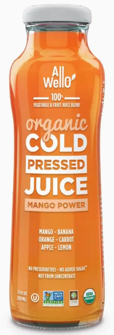 Organic Cold Press Mango Power Juice