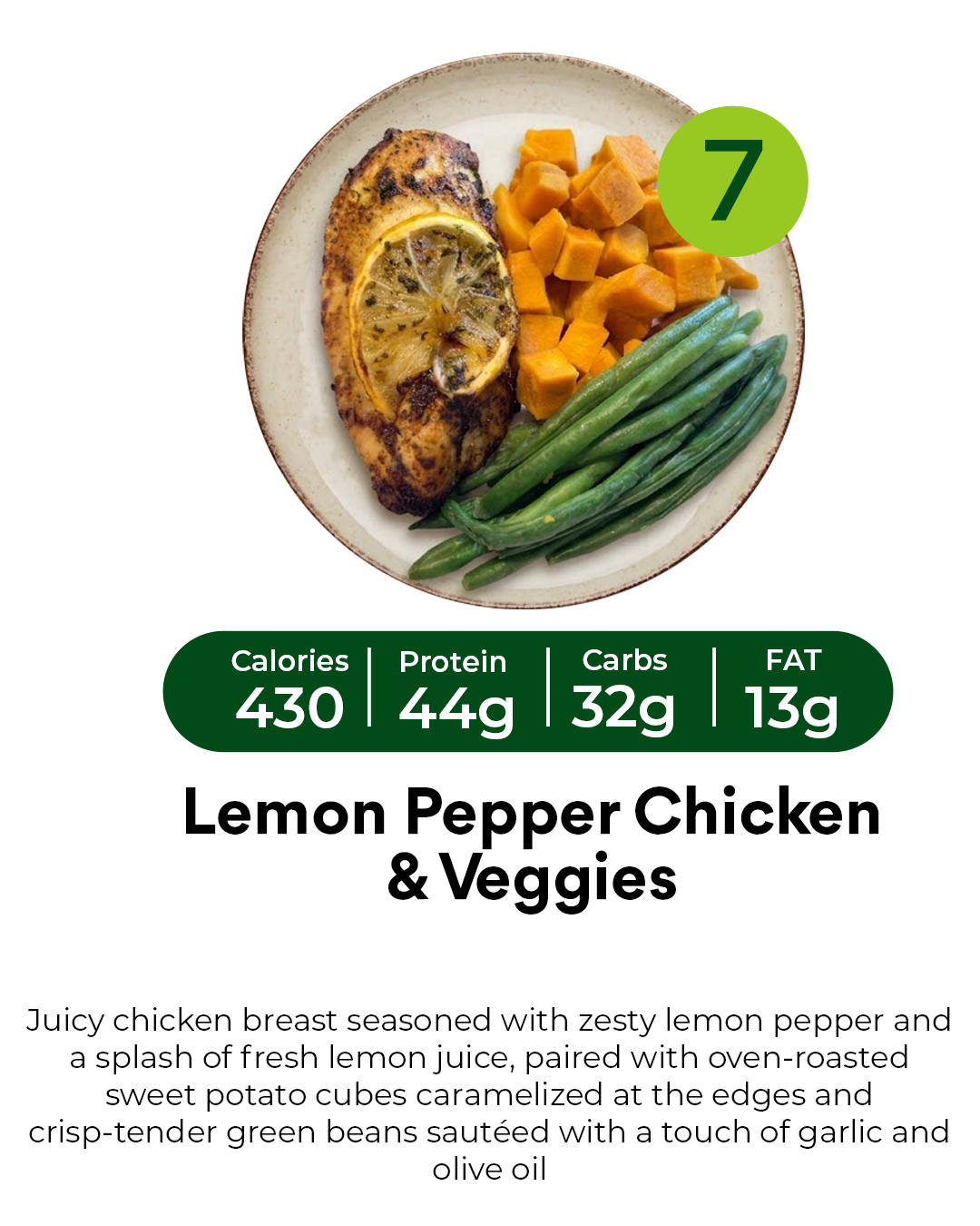 EXCLUSIVE 6 (+ 1 FREE) MEAL PLAN
