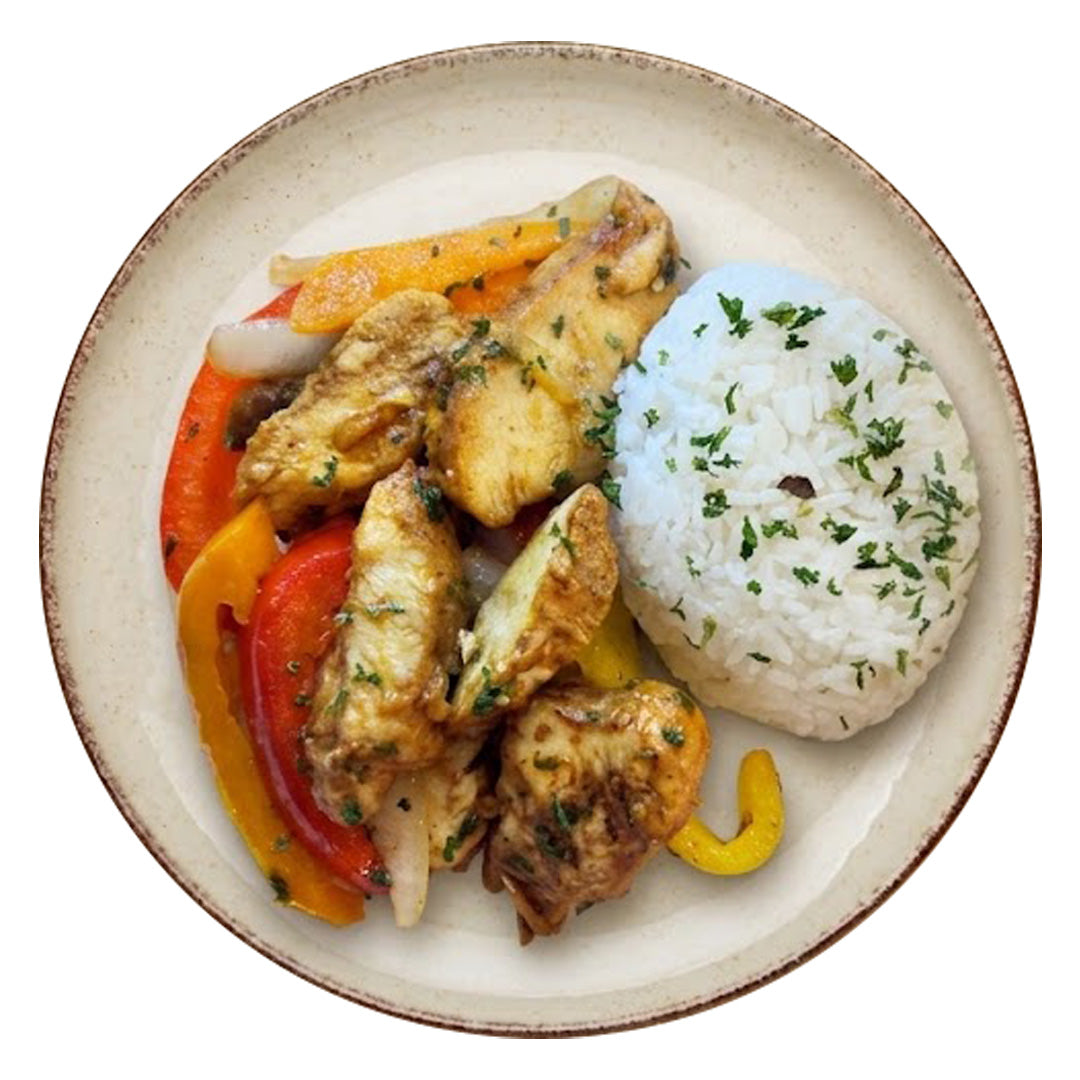 Chicken Fajita & Jasmine Rice (4 Servings)