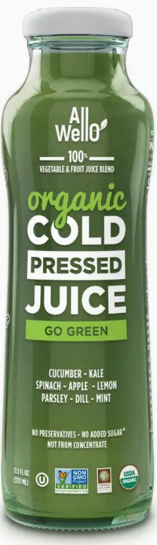 Organic Cold Press Go Green Juice