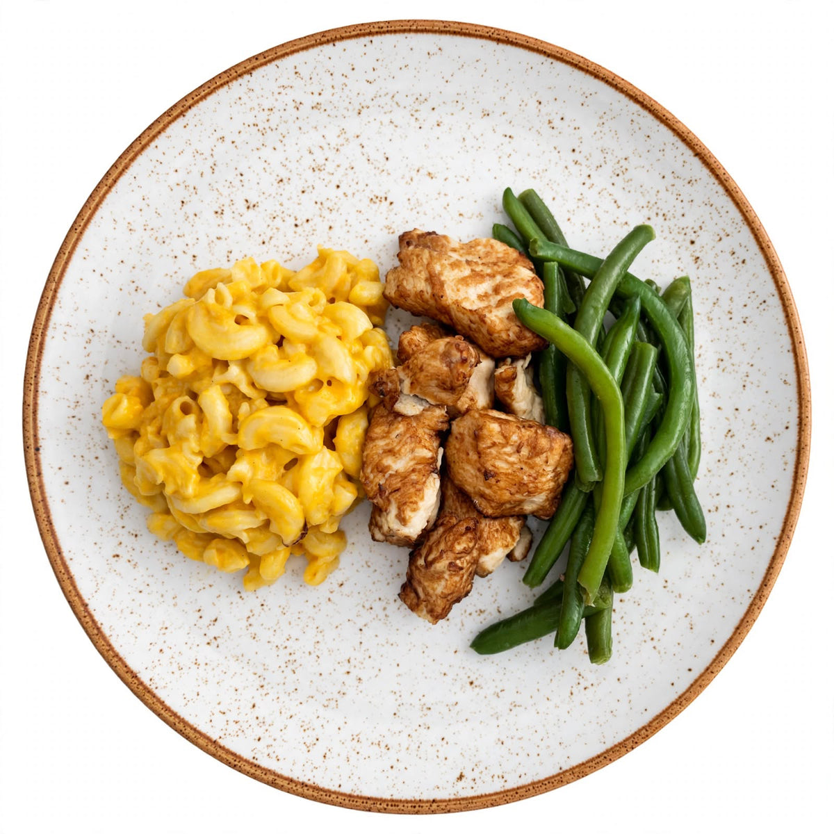 Rotisserie Chicken Mac & Cheese & Green Beans (4 Servings)